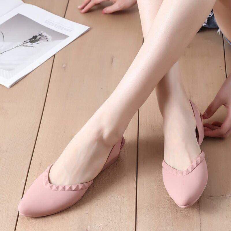 Giày nhựa dẻo nhiều màu đi mưa có quai | BigBuy360 - bigbuy360.vn