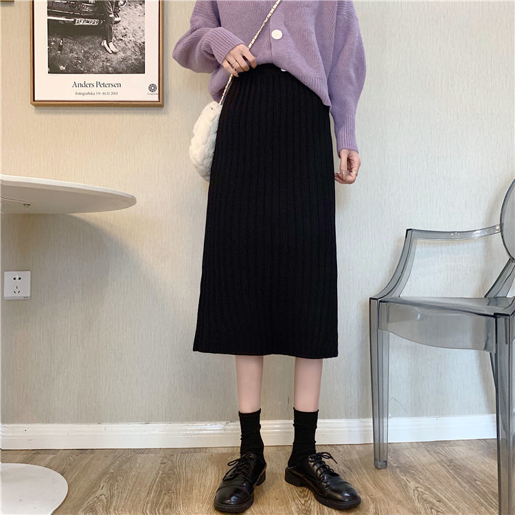 Chân váy dài xẻ tà phong cách Hàn Quốc 2021 | BigBuy360 - bigbuy360.vn