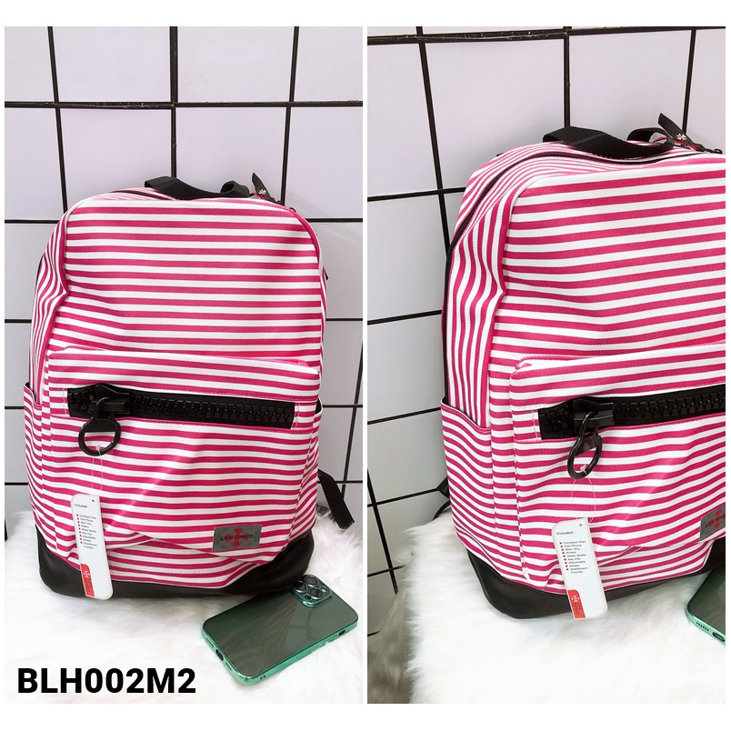 Balo sọc thời trang dây kéo to chính hãng Life Spirit Thái Lan BLH002 | Shopee Việt Nam
