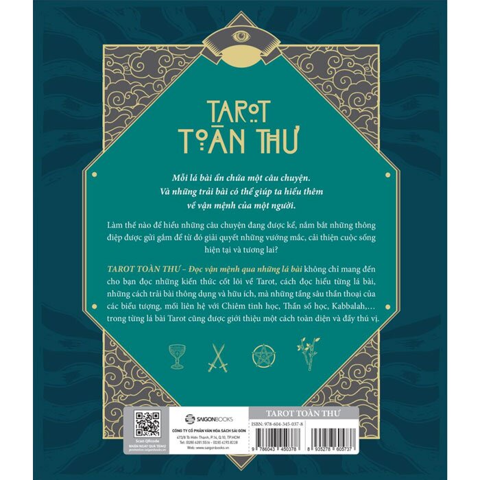 SÁCH - Tarot toàn thư Đọc vận mệnh qua những lá bài - Tác giả Anthony Louis