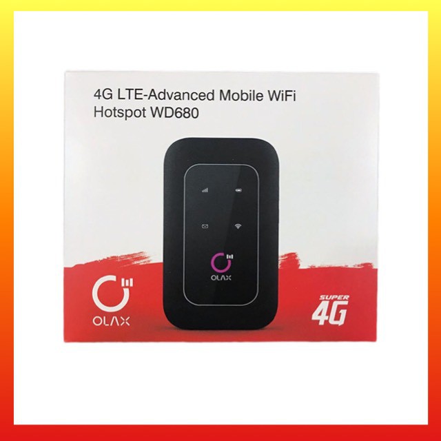 Cục phát wifi 4G Olax Wd680 Đa Mạng BF-01B- chất lượng Châu Âu Hỗ Trợ Nhiều Thiết Bị