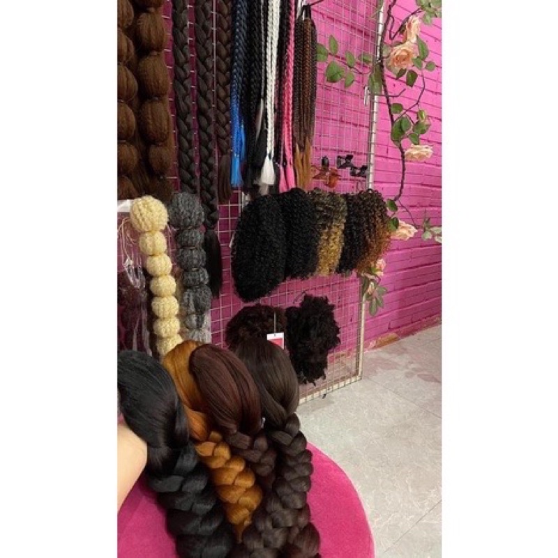 Ngoặm tóc giả hồ lô cute🥰-freeship