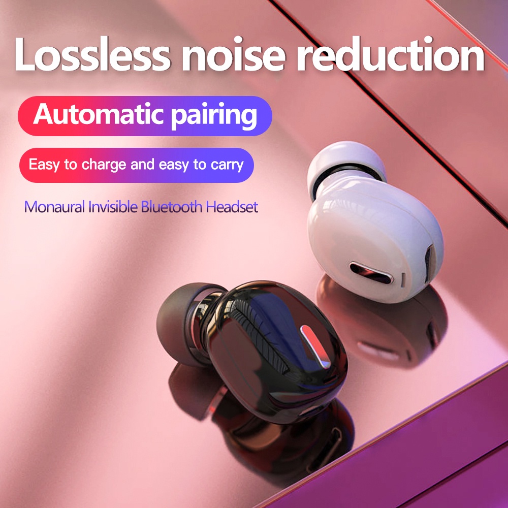 Tai nghe nhét tai X9 kết nối bluetooth 5.0 không dây âm thanh nổi có micro và phụ kiện