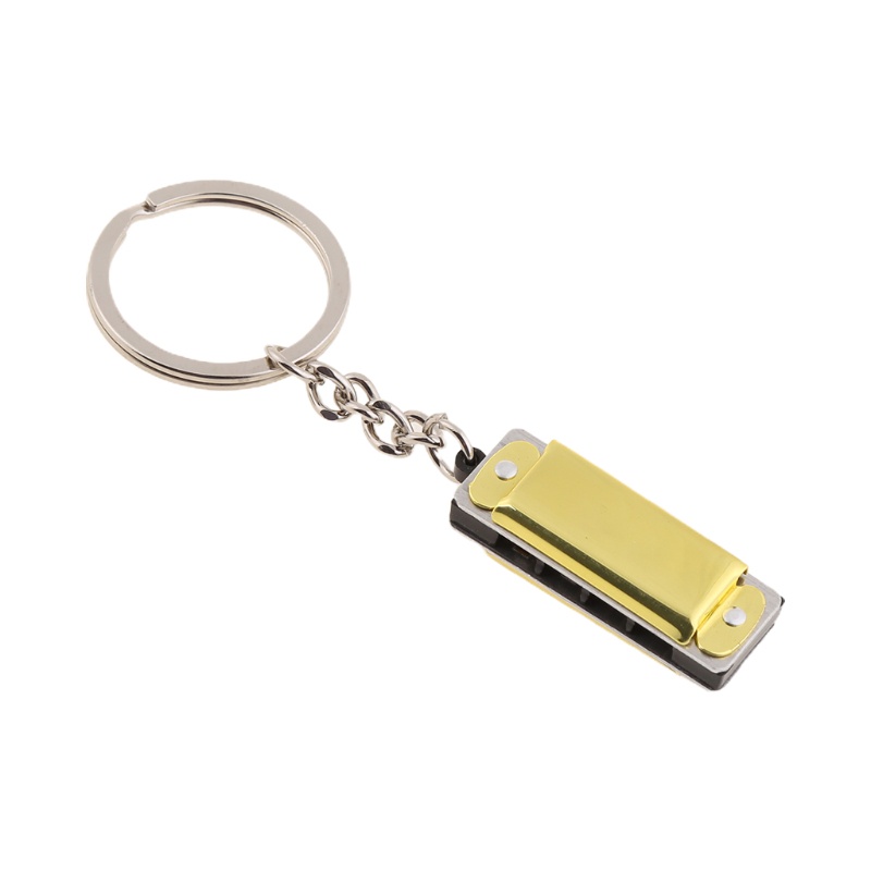 Kèn Harmonica Mini Có Móc Khóa Độc Đáo Cho Bé