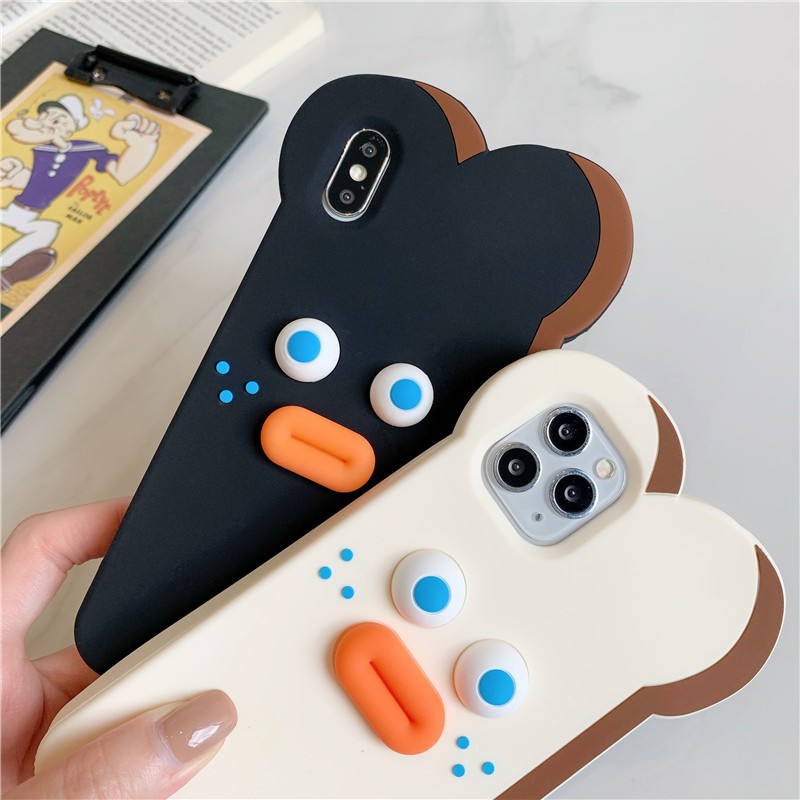 Vỏ Iphone Ốp lưng iPhone 11 Pro Max iPhone X Xs XR iPhone 7 Plus iPhone 8 Plus iPhone 6 Plus Bread Monster Phone Case Silicone Soft Case