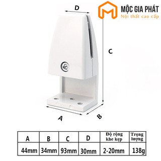 Kẹp vách ngăn văn phòng K1