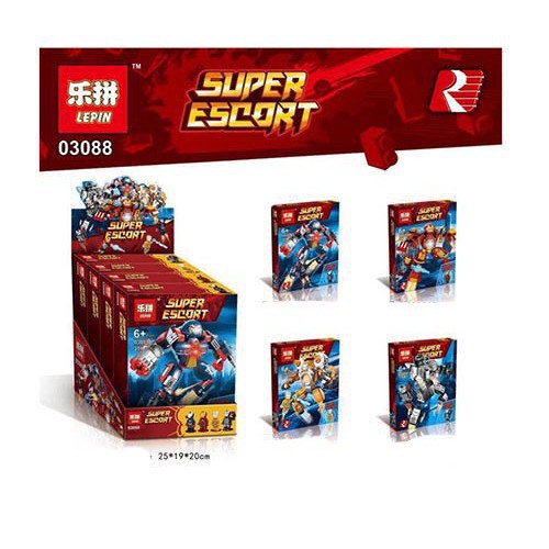 ĐỒ CHƠI GHÉP HÌNH SIÊU NHÂN ROBOT 204-211 CHI TIẾT