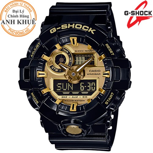 Đồng hồ nam G-SHOCK chính hãng Casio Anh Khuê GA-710GB-1ADR