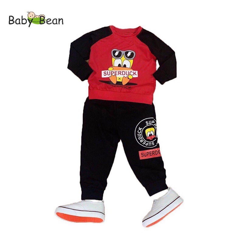 [Mã LT50 giảm 50k đơn 250k] [MÃ RẺ VÔ ĐỊCH] Bộ Đồ Thun Da Cá dài tay bé trai BabyBean (8kg-27kg)