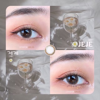 <Hàng mới về> Kính Áp Tròng Jeje Gray của Olens (Hsd 3-6 tháng)