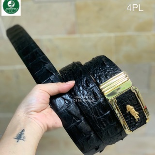 THẮT LƯNG DA CÁ SẤU LOẠI 1 SIZE 4CM ĐẦU KHOÁ LĂN CÁ SẤU GÒ VẤP