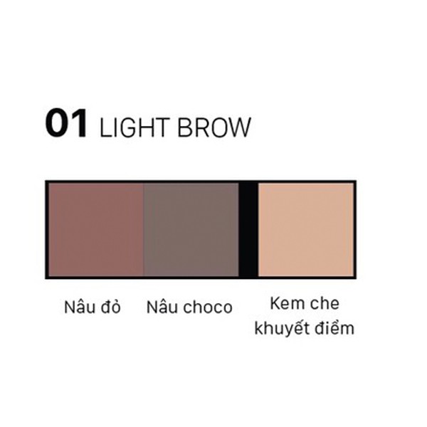 Bột Vẽ Chân Mày Vacosi EyeBrow Kit