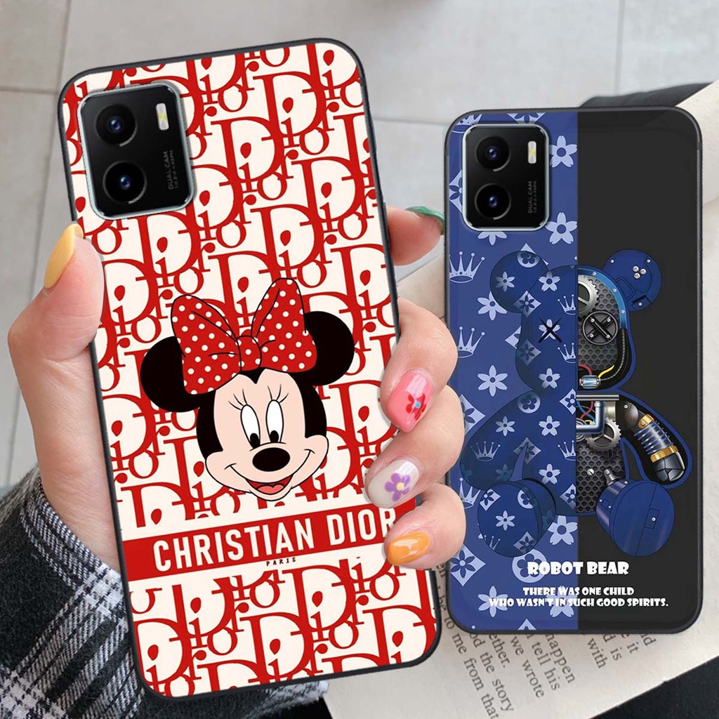 Ốp lưng Vivo Y15S hình thương hiệu, thời trang, cute, đáng yêu