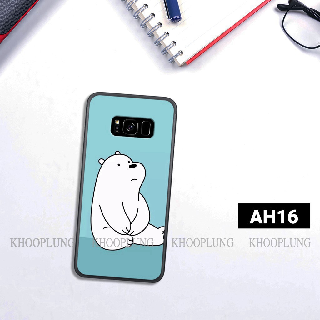 [SALE] Ốp lưng Samsung Galaxy S8 - S8 Plus - S9 - S9 Plus in hình gấu cute dễ thương
