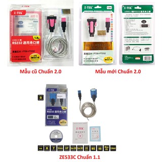 Dây USB to RS232 (USB to com) Z-TEK ZE533C