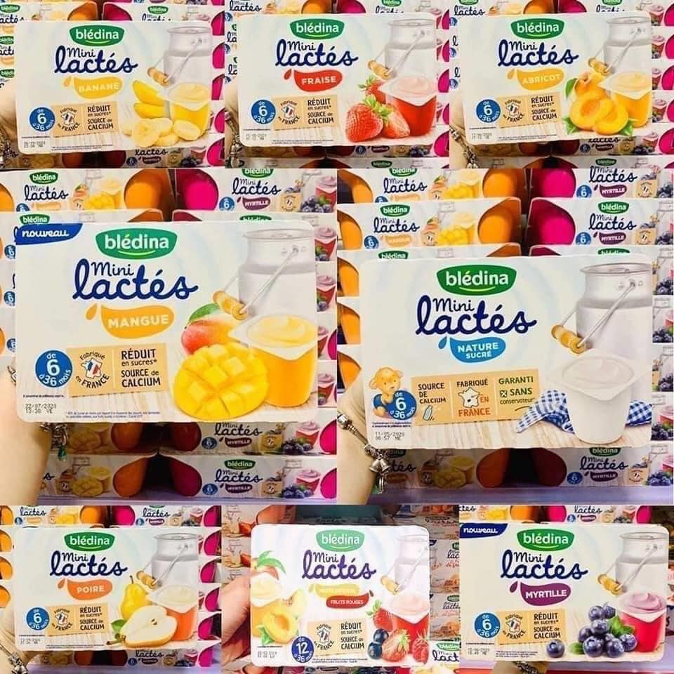 Sữa Chua Nguội  Bledina Pháp Đủ Vị -  Bổ Sung Vitamin Khoáng Chất Hỗ Trợ Tiêu Hóa Cho Bé