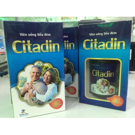 Viên uống tiểu đêm Citadin cứu tinh cho chứng tiểu đêm lọ 30 viên