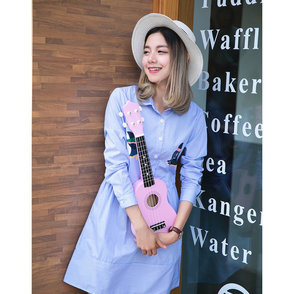 Đàn Ukulele soprano điện nhỏ 4 dây 21 inch (TẶNG KÈM FULL PHỤ KIỆN)