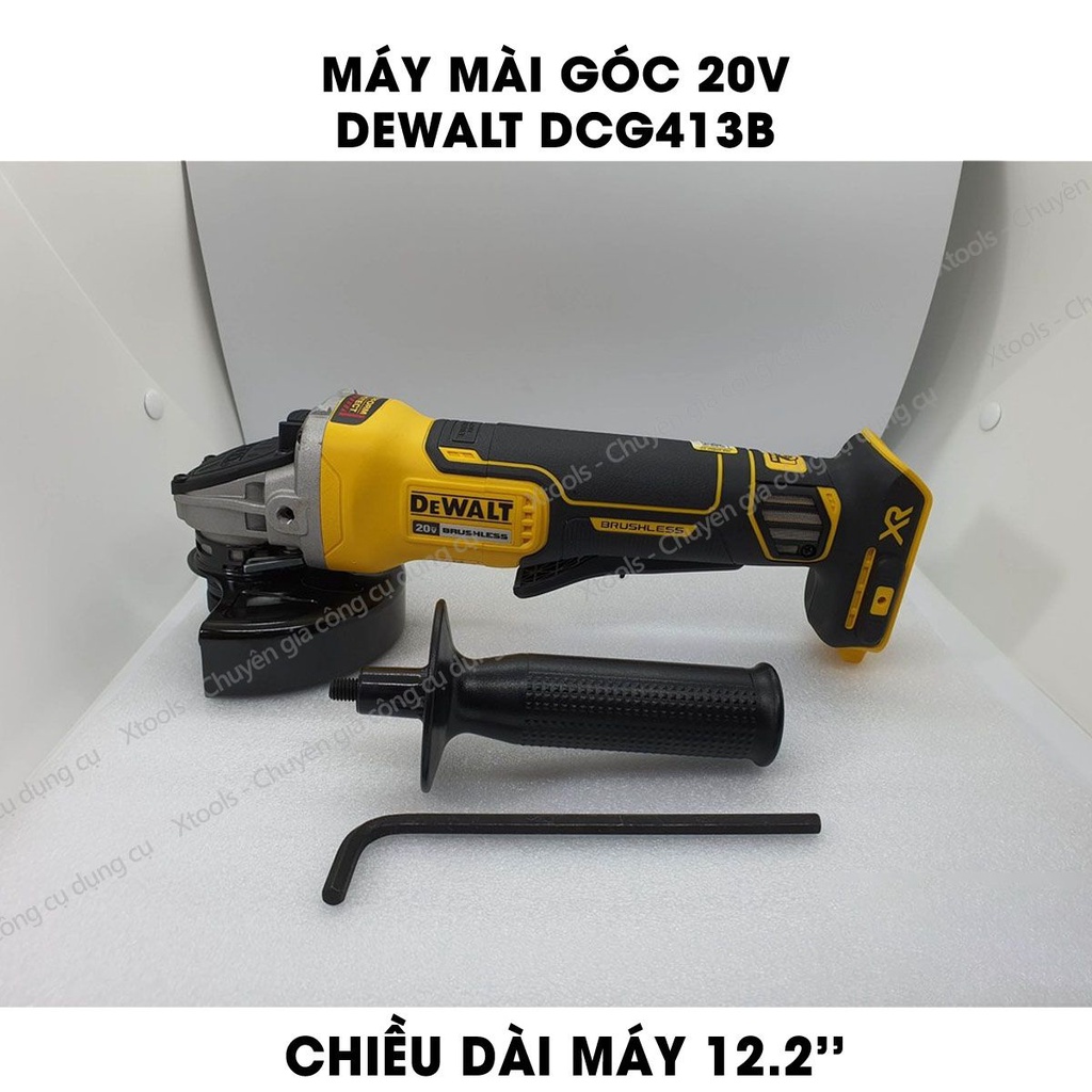 Máy mài góc cầm tay dùng pin 20V DeWALT 850W máy cắt kim loại đa năng động cơ không chổi than bảo hành chính hãng 3 năm