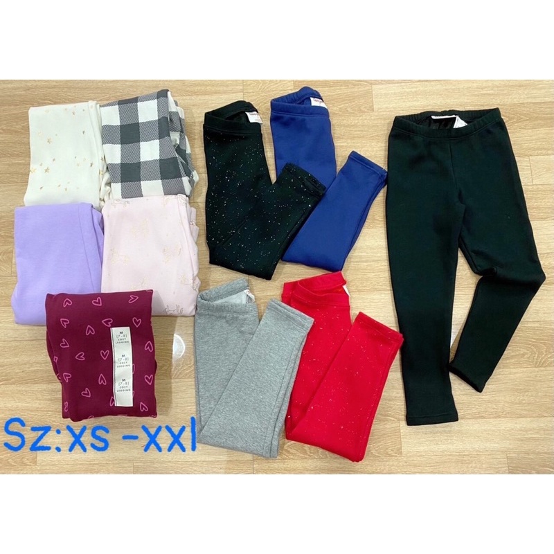 Quần VNXK nỉ lót lông bé gái siêu siêu đẹp ngỗng nhiên theo sz