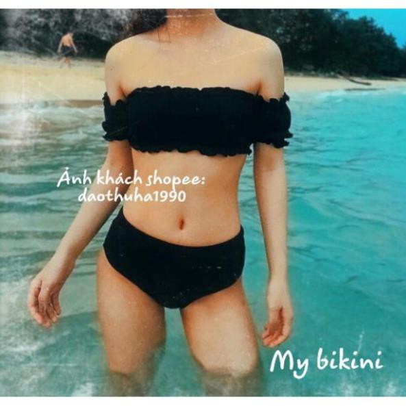 𝐂ự𝐜 𝐑ẻ XẢ 🚀 | Ảnh Thật | (Có sẵn) Đồ bơi/ Bikini trễ vai tay bèo 2 mảnh màu đỏ và đen . 2020 Sale 1 Xinh Chuẩn . ! ' ' ˇ | BigBuy360 - bigbuy360.vn