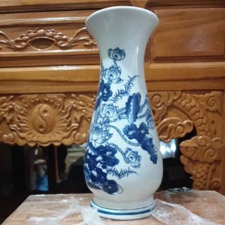 Bình bông sứ bát tràng cao 30,5