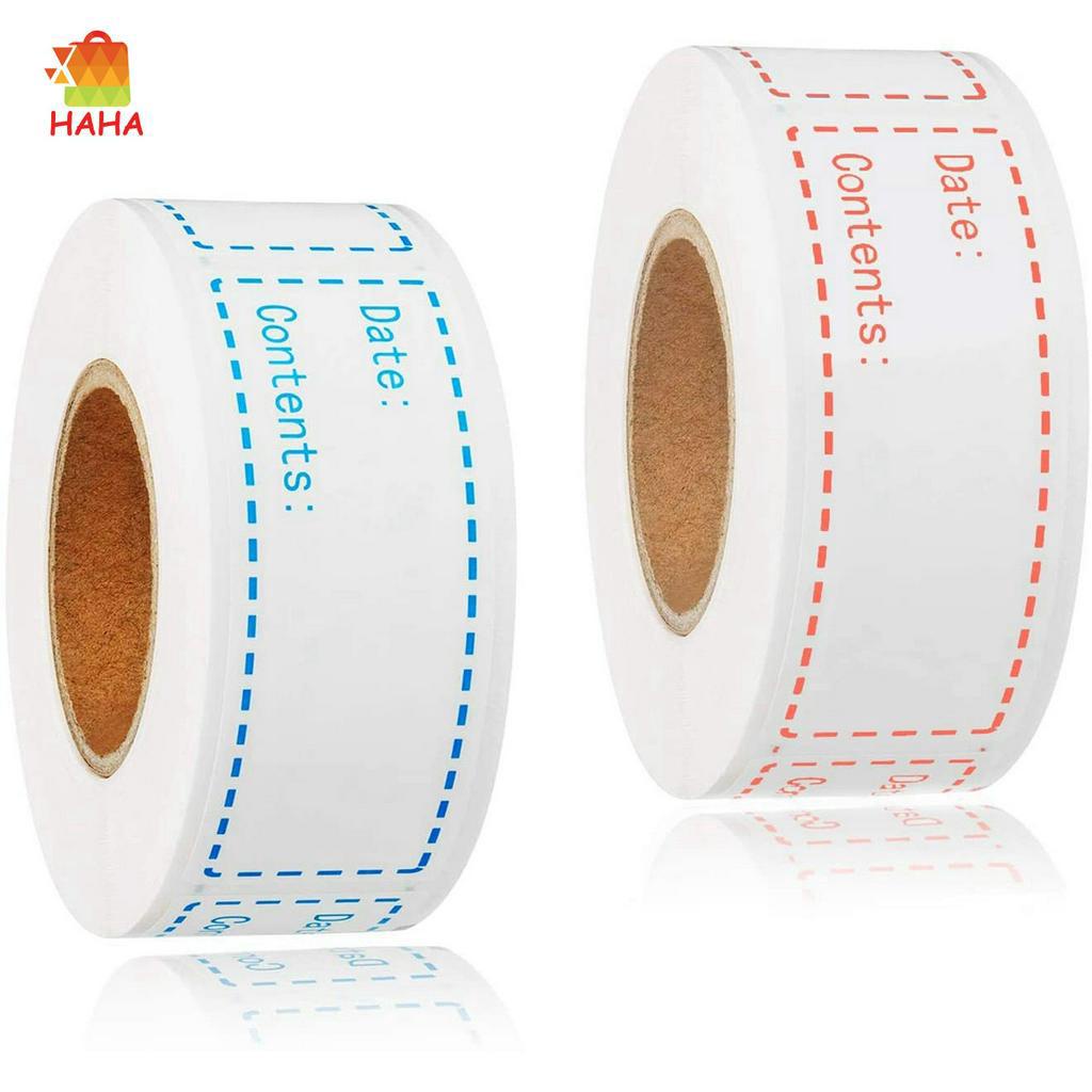 300pcs Removable 1x3 Inch Food Storage Stickers