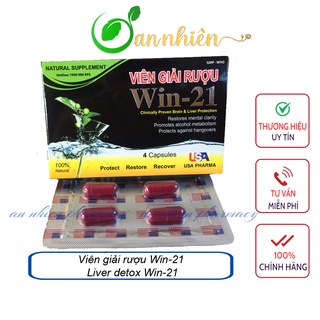 Viên giải rượu Win-21-giải độc gan chống lại tác hại rượu bia nhanh chóng