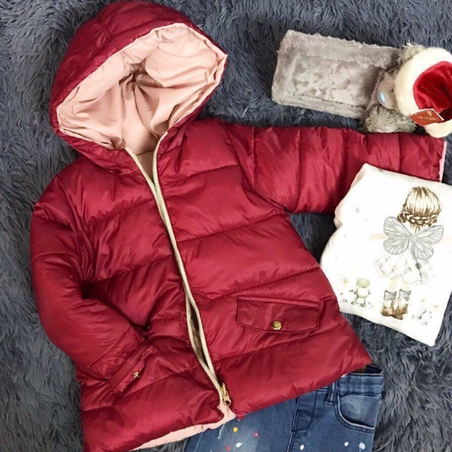 Áo phao zara 2 mặt