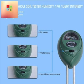 Máy đo PH đất - Máy đo độ ẩm của đất 3 trong 1 (PH, Độ ẩm, Ánh sáng)