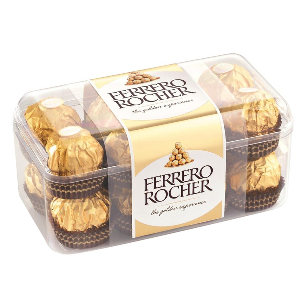 Sô cô la Ferrero Rocher Đức hộp 200g (gồm 16 viên)