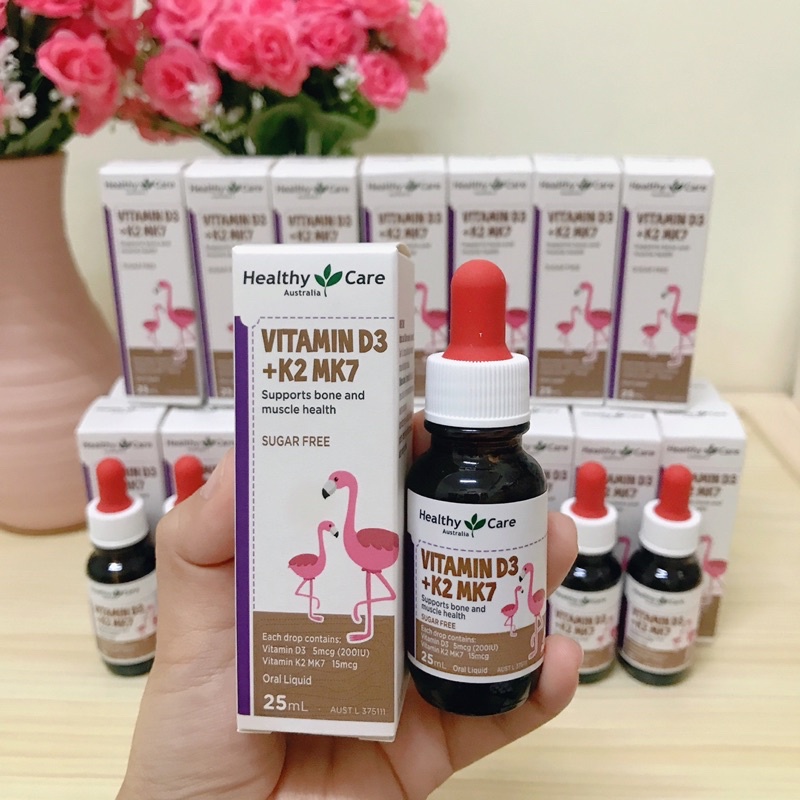 BỔ SUNG VITAMIN D3K2 MK7 HEALTHY CARE CHO TRẺ SƠ SINH DATE 2024
