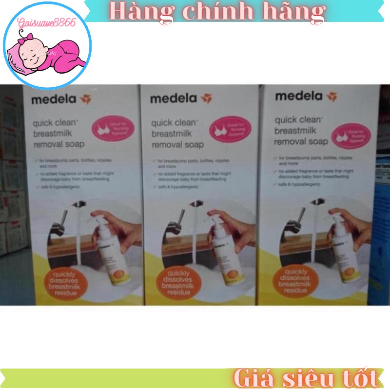 [NVMH] Nước rửa bình Medela chai 180ml