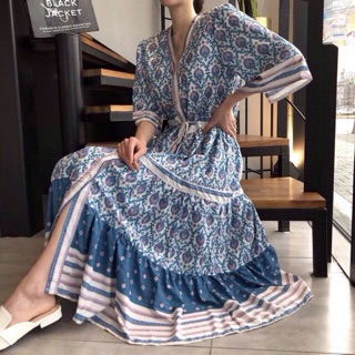 ORDER Váy boho thổ cẩm dáng dài - 2 mẫu