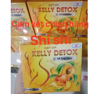 Trà đào giảm cân kelly detox { 15 gói }