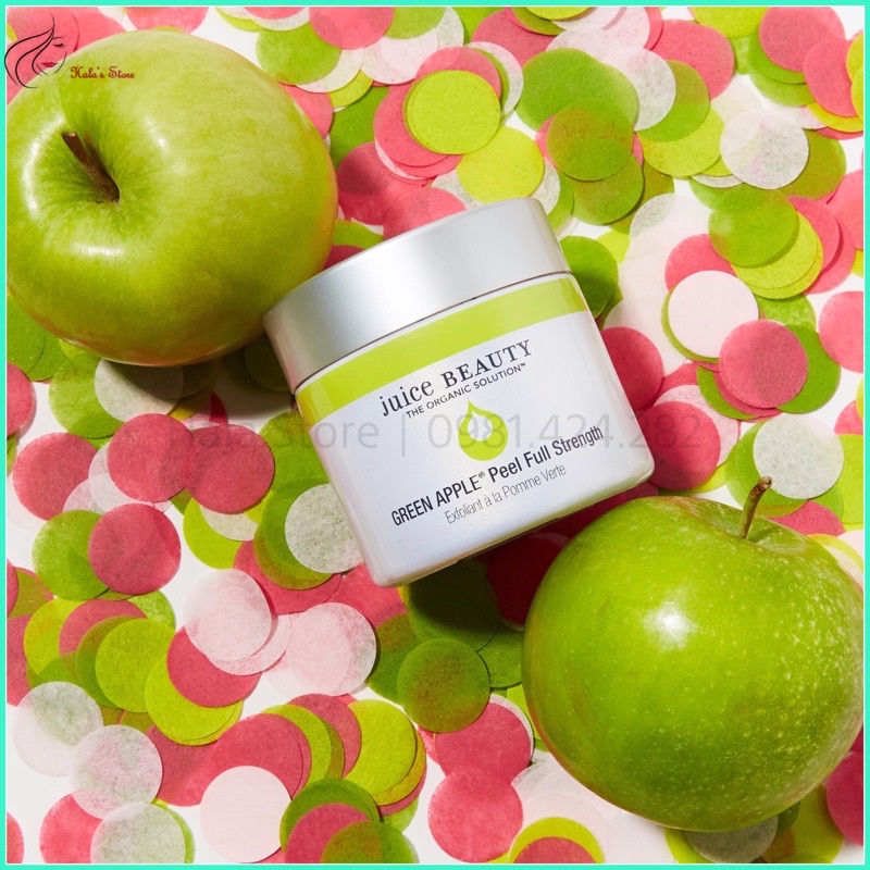 Mặt nạ làm sáng da kiêm tẩy da chết từ táo xanh hữu cơ Juice Beauty Green Apple Peel Full Strength Exfoliating Mask