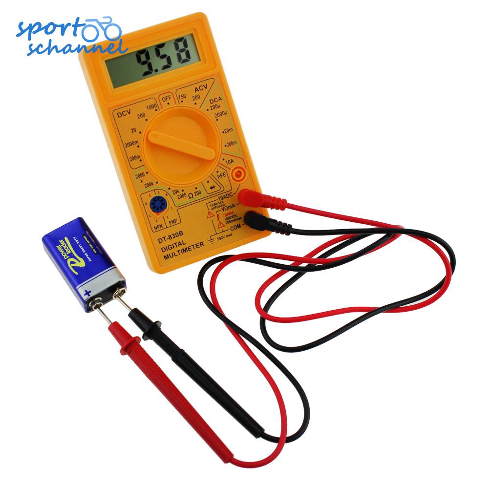 sports-ch ❤ DT-830B AC/DC 750/1000V LCD Digital Multimeter Amp Volt Ohm Tester Meter