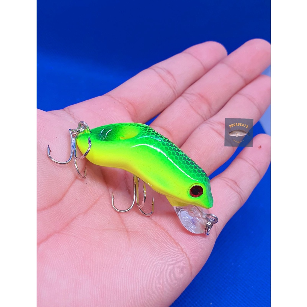 Mồi câu dạng con Bọ Cánh Cứng Action lắc thu hút cá Lóc, Cá Sộp, Cá Chuối 5,5cm/10g