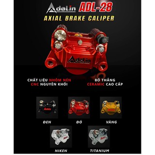 HEO DẦU ADELIN 28 BỐ THẮNG CERAMIC CAO CẤP 2 PISTON