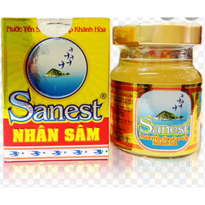 Nước yến sào Sanest nhân sâm Fucoidan 70ml, yến sâm sanest Khánh Hòa, PP Sâm Yến 3A