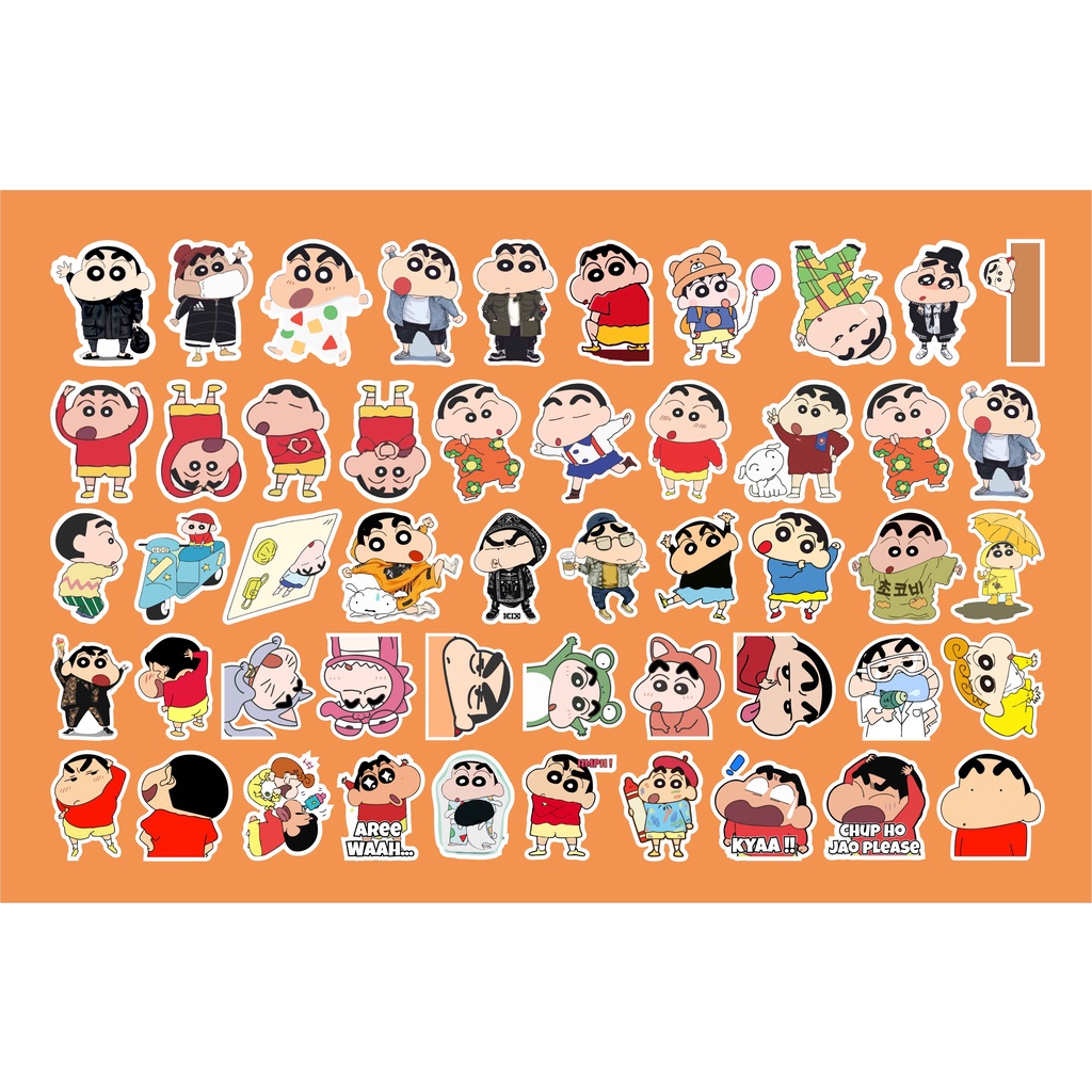 STICKER SHIN BÚT CHÌ SIÊU CHẤT DÁN TRANG TRÍ