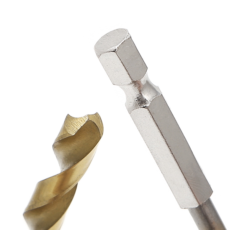 Set 13 mũi khoan làm bằng thép tiện dụng