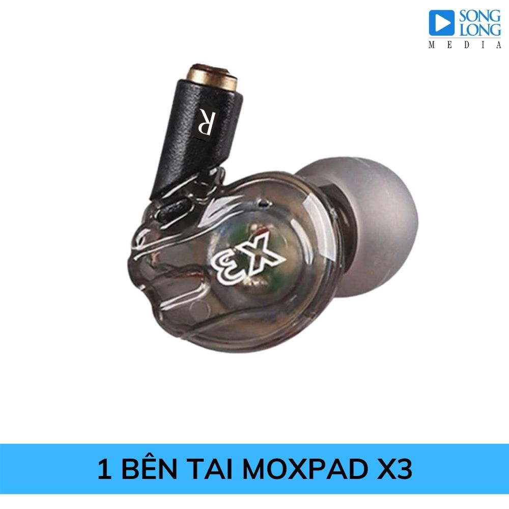 1 bên Tai nghe Nhét Tai Moxpad X3 - Chính hãng phân phối