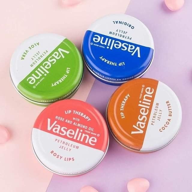 Vaseline dưỡng môi hộp thiếc