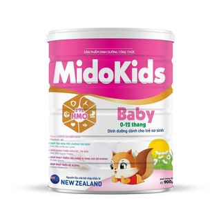 Sữa bột Midokids dinh dưỡng cho bé các loại Baby/Pedia Gold/Grow IQ/Gain Plus/Sure Gold 900g