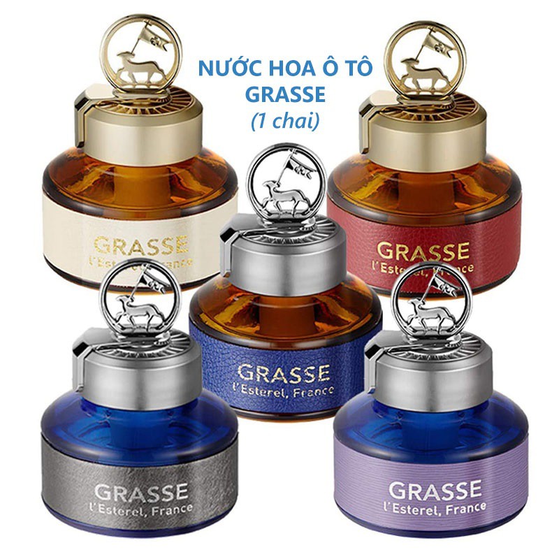 Chai Nước Hoa Xe Hơi 100% Dầu Tựu Nhiên Từ Pháp Grasse 110ml