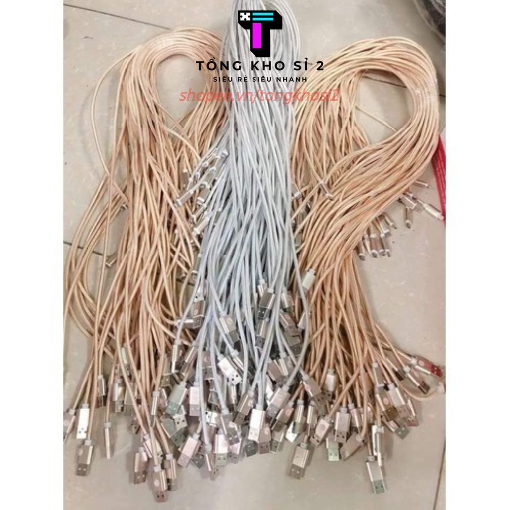 PVN43056 Dây Sạc IPhone, Android Dài 2M Bọc Dù