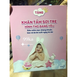 Khăn tắm sợi tre quà tặng bỉm Merries