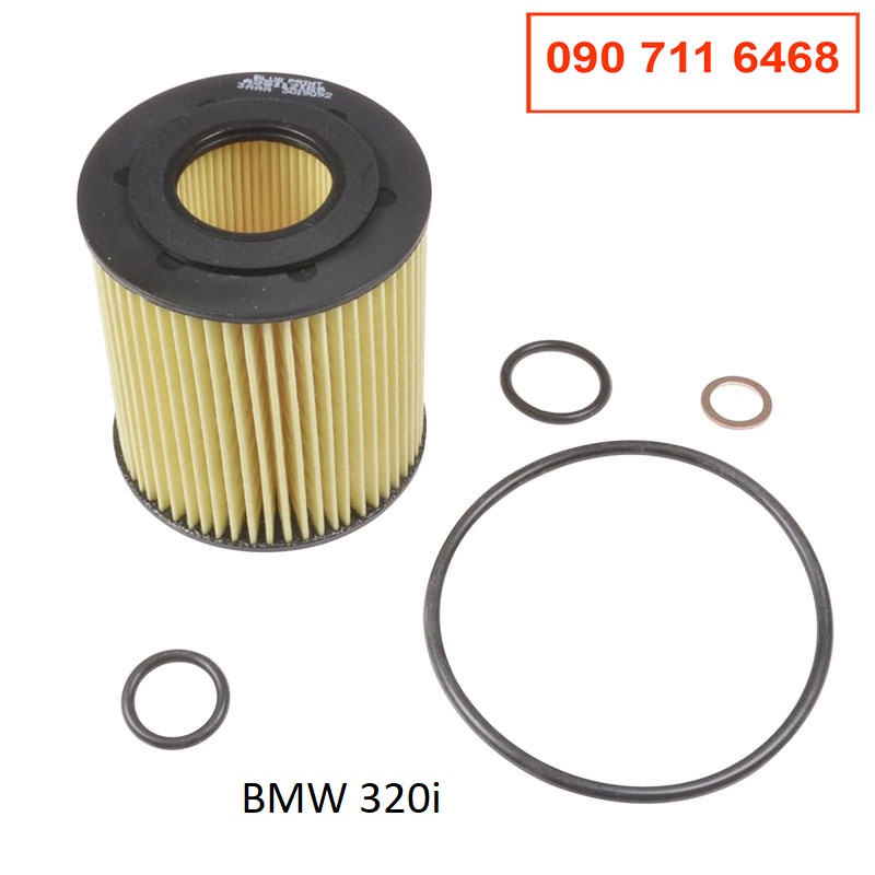 Lọc dầu, lọc dầu nhiên liệu OE0023 dành cho xe BMW 320i 2.0 2004, 2005, 2006, 2007, 2008, 2009, 2010