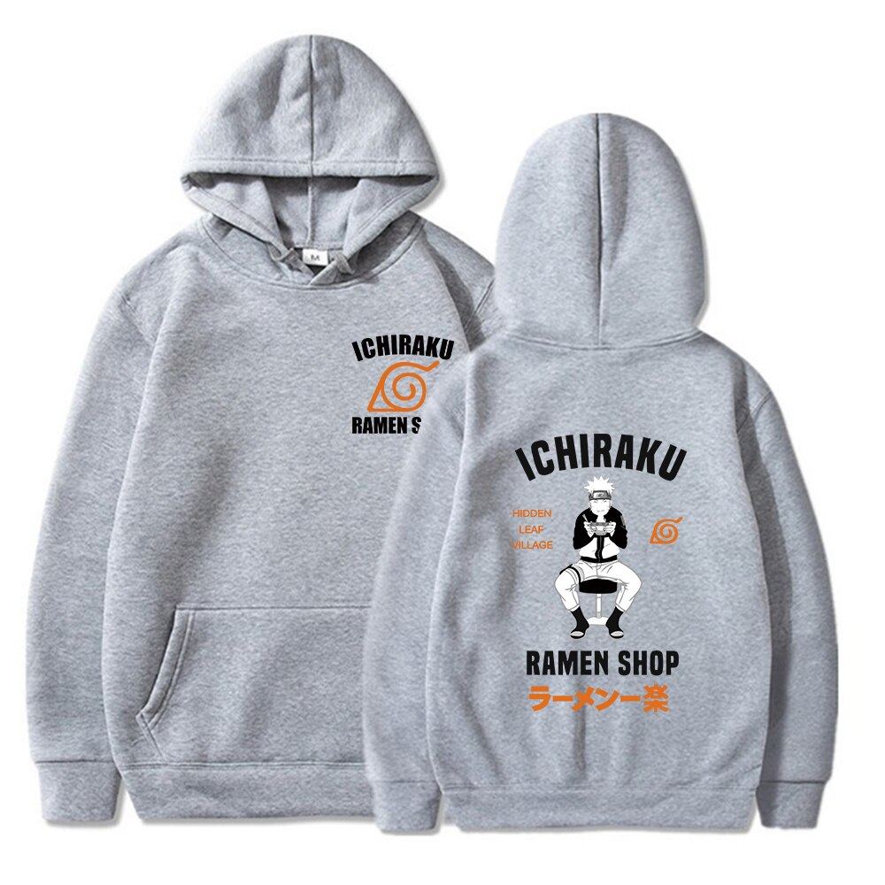 Áo Hoodie Tay Dài In Hình Naruto Phong Cách Harajuku Cho Nam Và Nữ